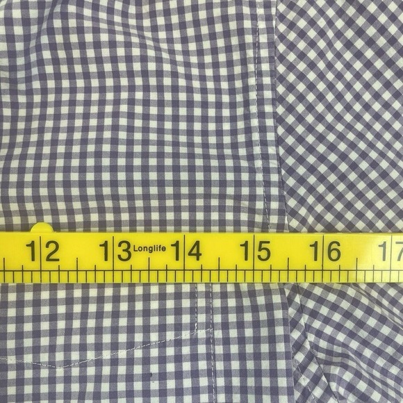 J. Crew Classic Button‎ Down Shirt Organic Cotton Gingham Check Small - Picture 8 of 13
